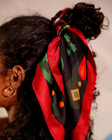 Secret Rouge - Silk Satin Summer Scarf