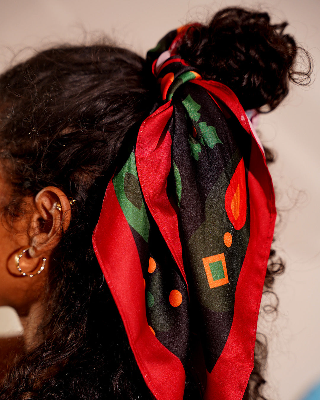 Secret Rouge - Silk Satin Summer Scarf