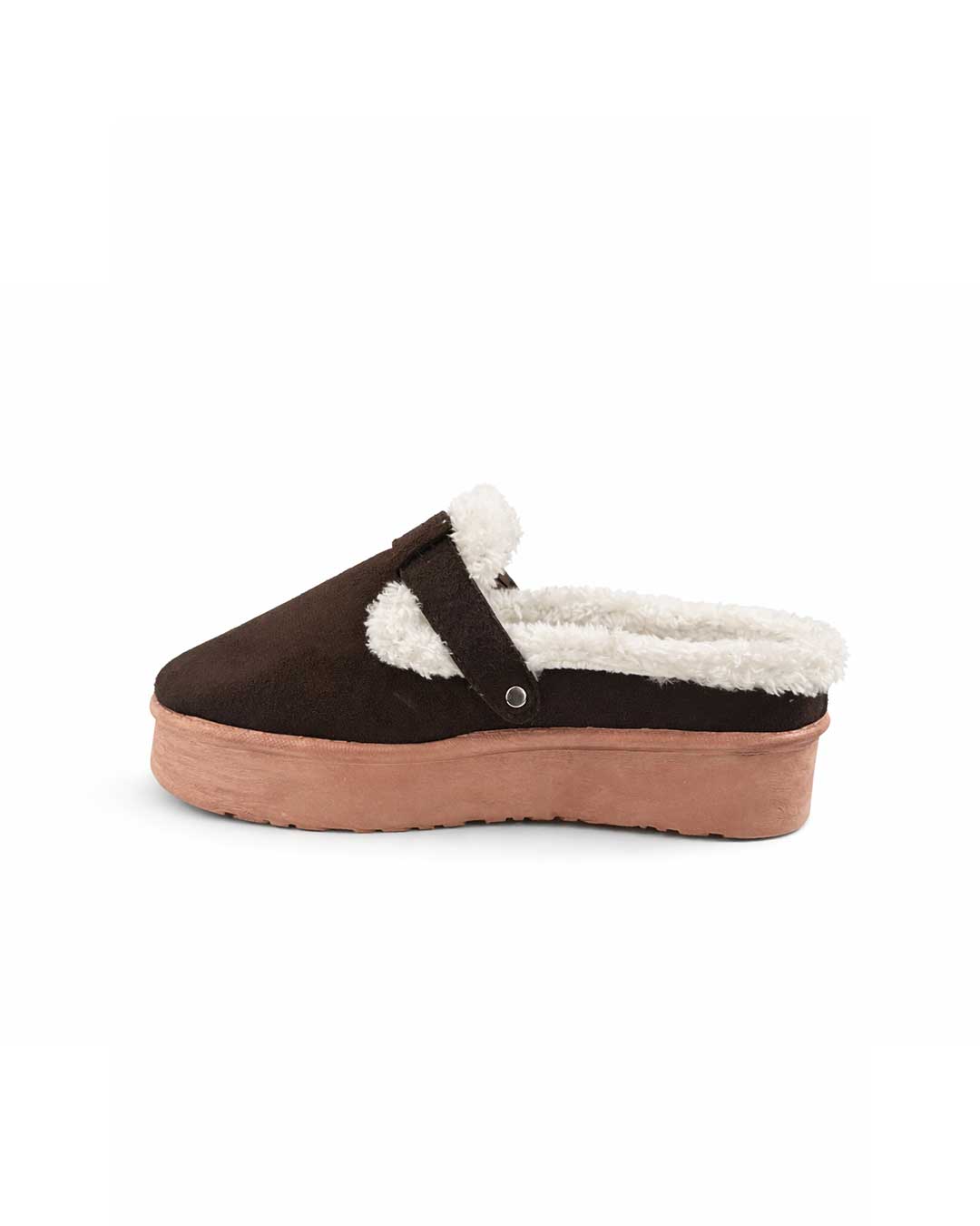 Fur Clogs - Brown
