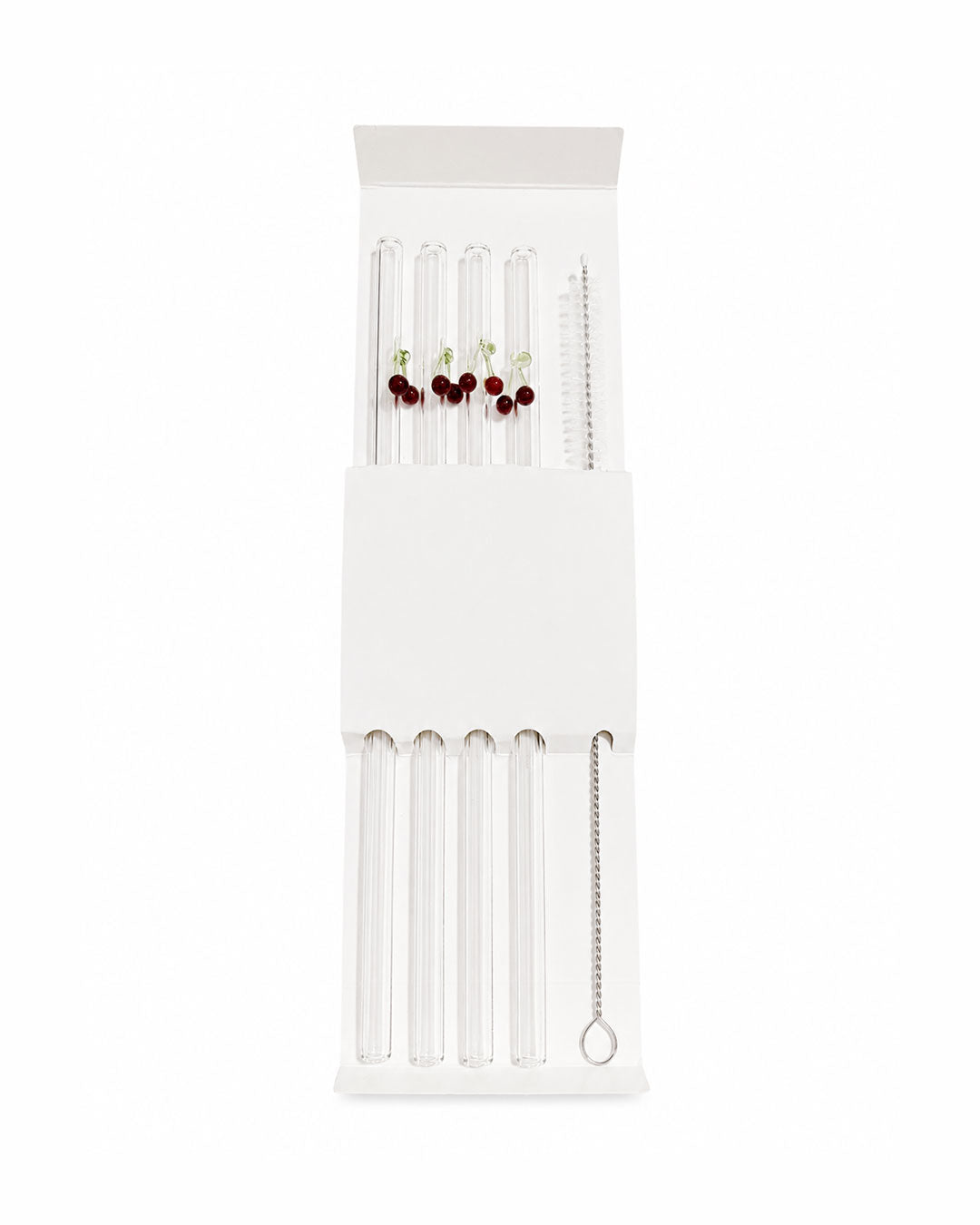 Cherry Glass Straws
