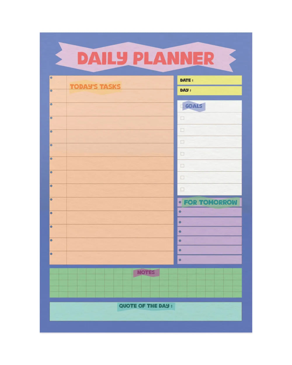 Start Fresh Daily Planner - Rootieland