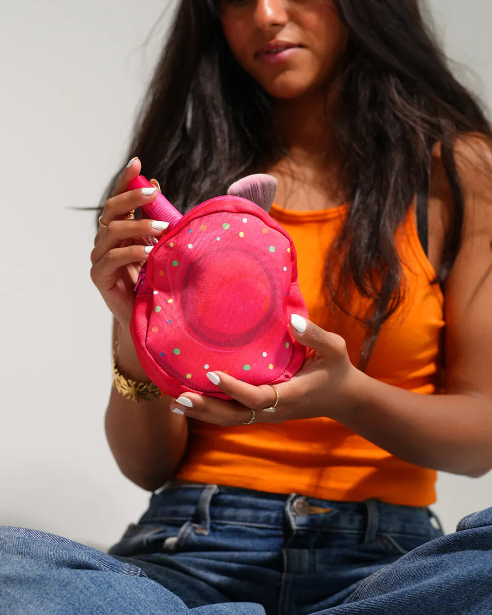 Strawberry Donut - Makeup Pouch - Rootieland