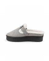 Fur Clogs - Grey
