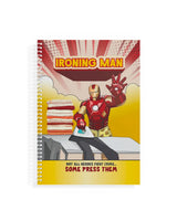 Ironing Man - A5 Notebook & Sticker Sheet - Rootieland