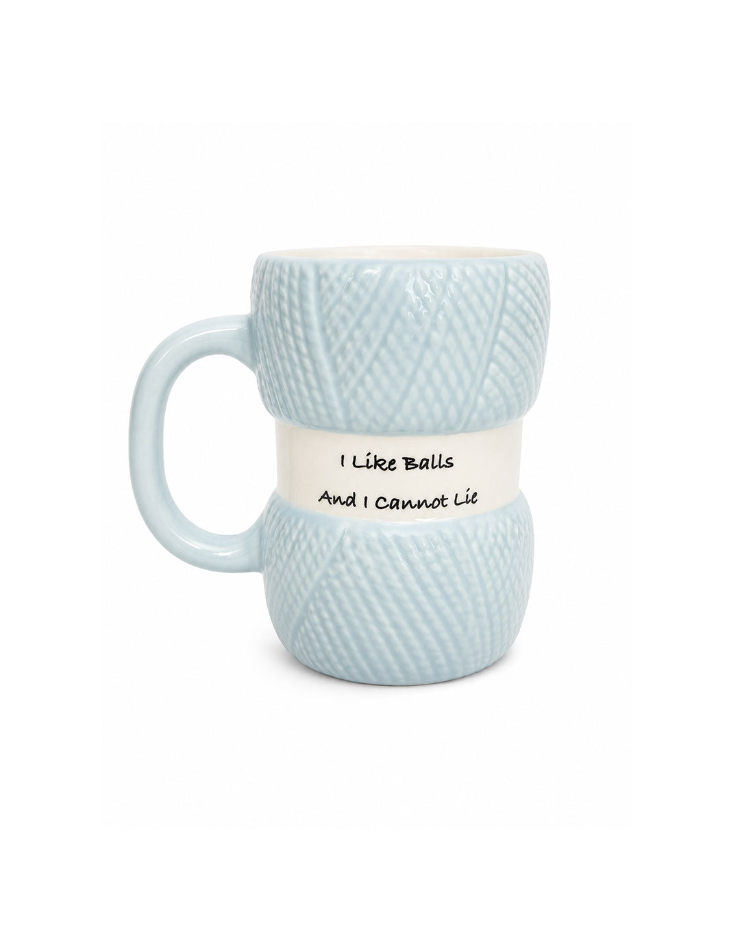 Knit Balls Mug - Baby Blue