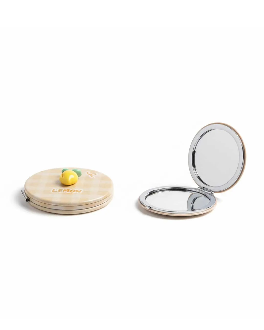 Round Pocket Mirror - Lemon - Rootieland