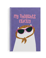 Meow Thoughts - A5 Notebook - Rootieland