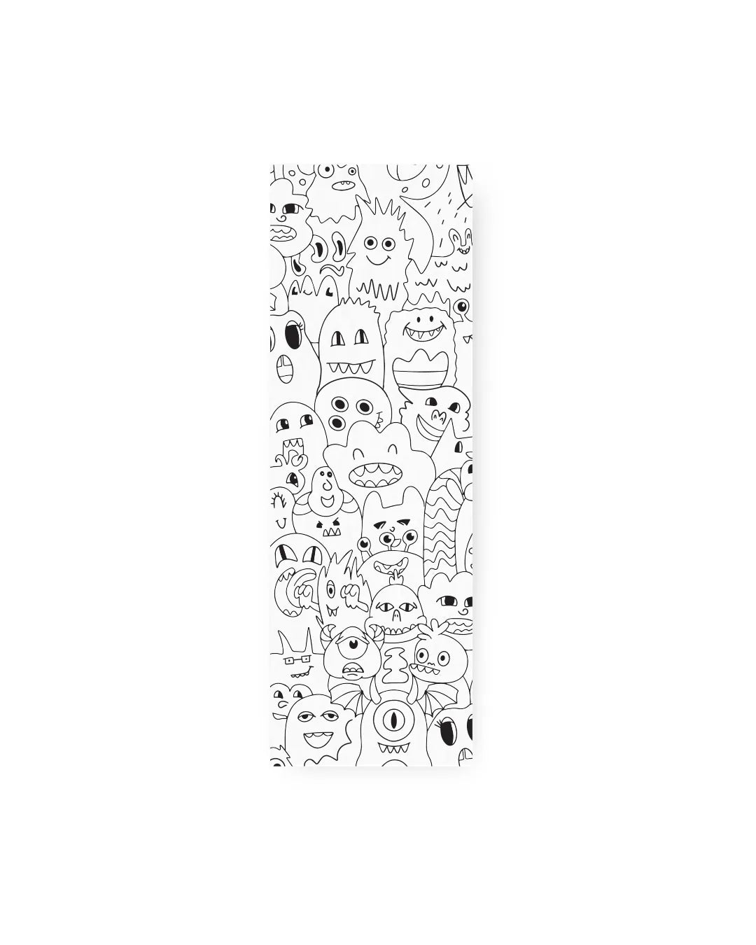 Monsters - Coloring Bookmark - Rootieland