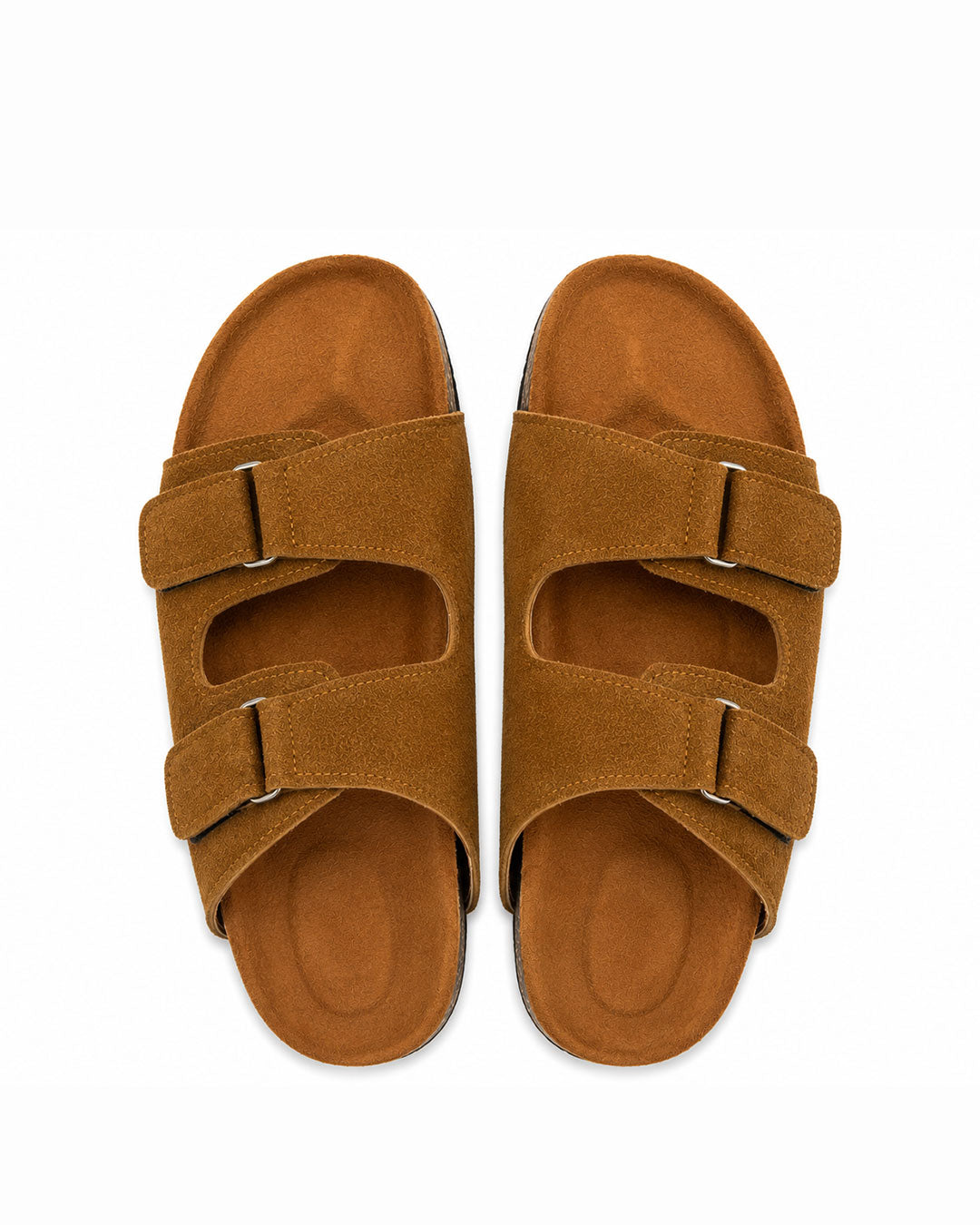 Adjustable Double Buckle Slides - Camel