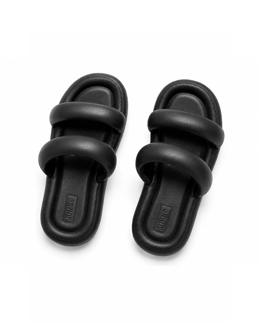 Duo Cushion Slides - Black