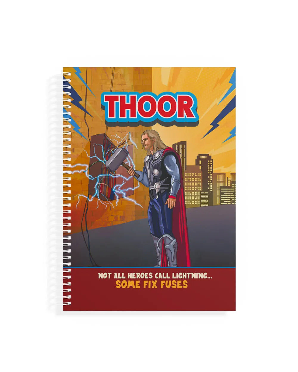 Thoor - A5 Notebook & Sticker Sheet - Rootieland
