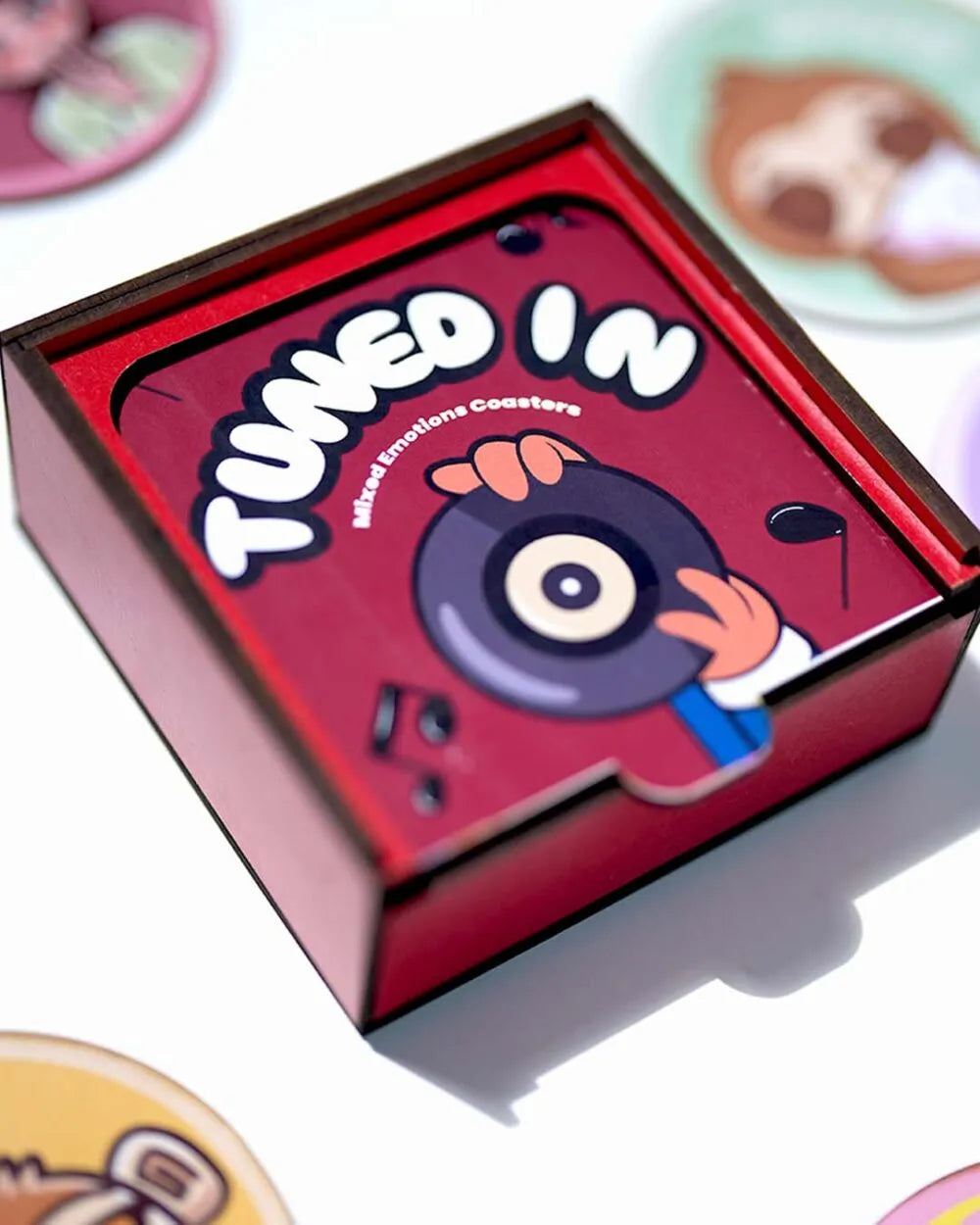 Tuned In Coasters Box - Rootieland