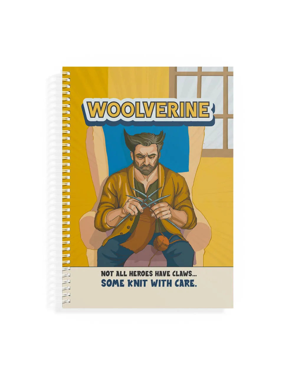 Woolverine - A5 Notebook & Sticker Sheet - Rootieland