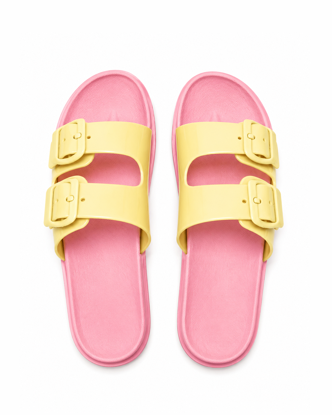 Cutout Slide - Yellow/Pink
