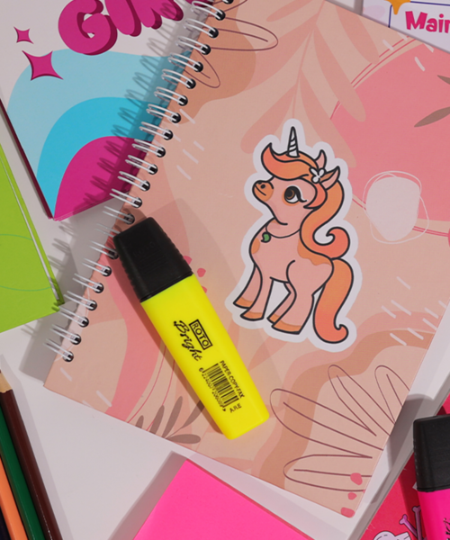 Pink Unicorn Dreams Notebook