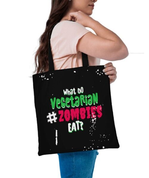 Vegetarian Zombies Tote Bag