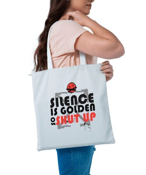 Silence is Golden Tote Bag