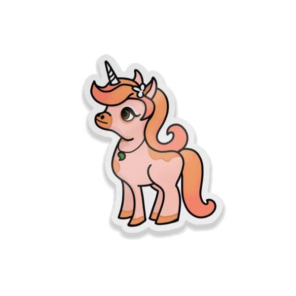 Pink Unicorn Sticker