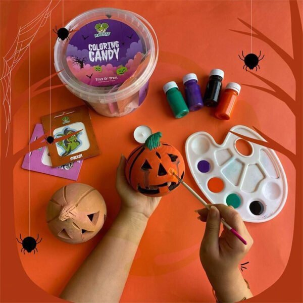 Halloween Coloring Candy DIY Kit - Trick or Treat? 🎃🕯️