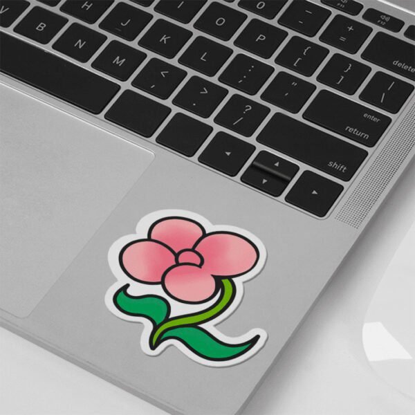 Pink Flower Sticker