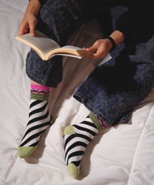 Long Neck Socks – Funky Stripes