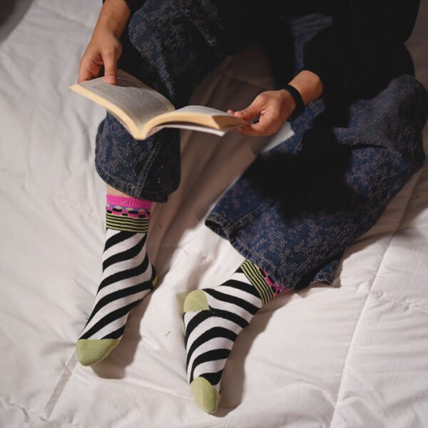 Long Neck Socks - Funky Stripes