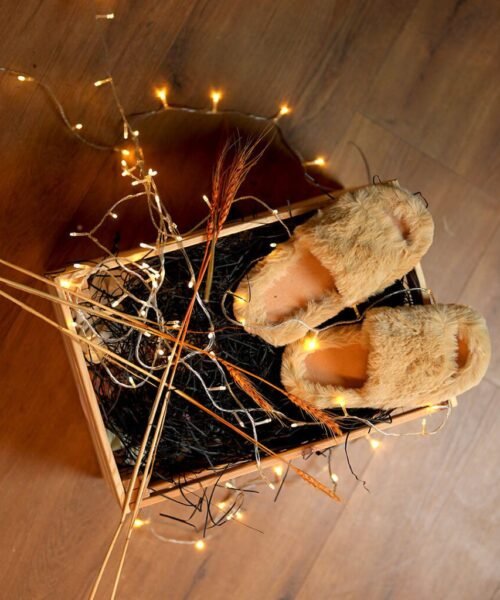 Fluffies Winter Slipper – Fur / Beige