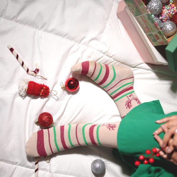 Long Neck Socks - Christmas Deer - Image 3