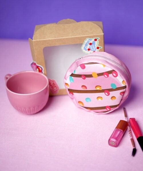 Makeup Pouch – Sprinkled Donut 🍩