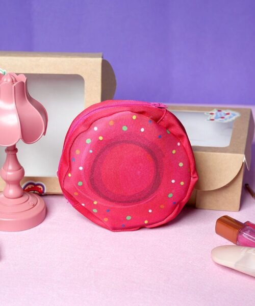 Makeup Pouch – Strawberry Donut 🍩