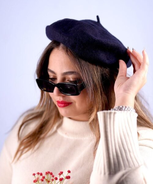 Classic Beret – Navy Blue