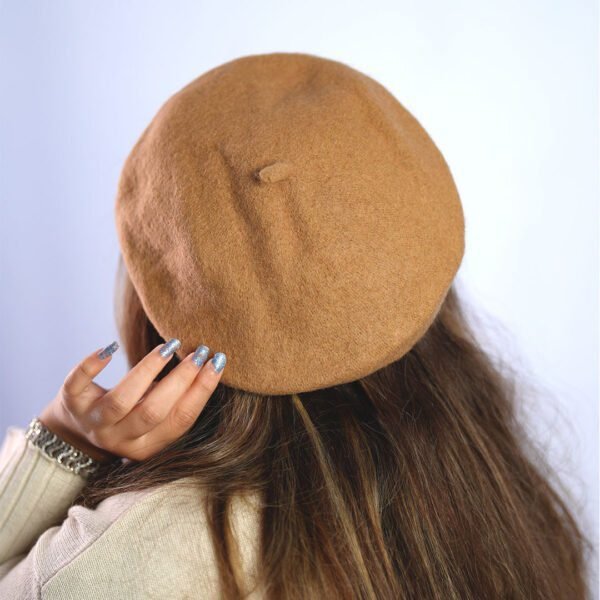 Classic Beret - Camel - Image 2