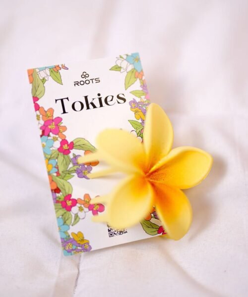 Hawaiian Flower Claw Clip – Yellow