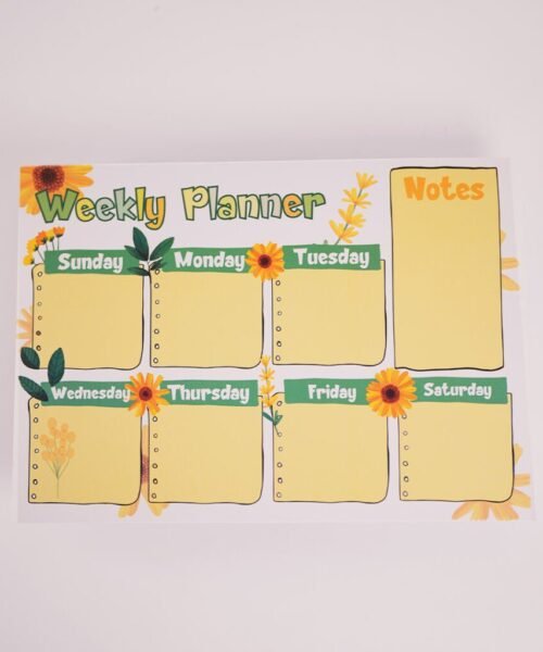 Sunflowers – Weekly Planner