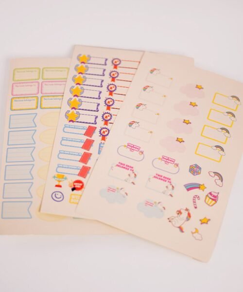 Study Sticker Sheets – (Pack of 3)