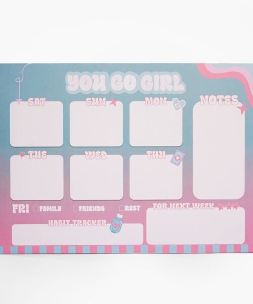 You Go Girl V2 – Weekly Planner