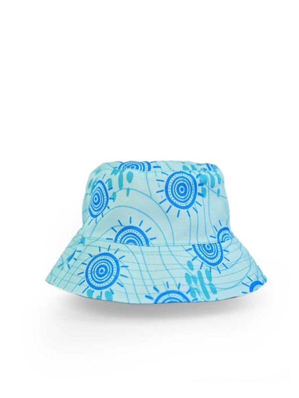Sunburst Blue - Double Face Bucket Hat
