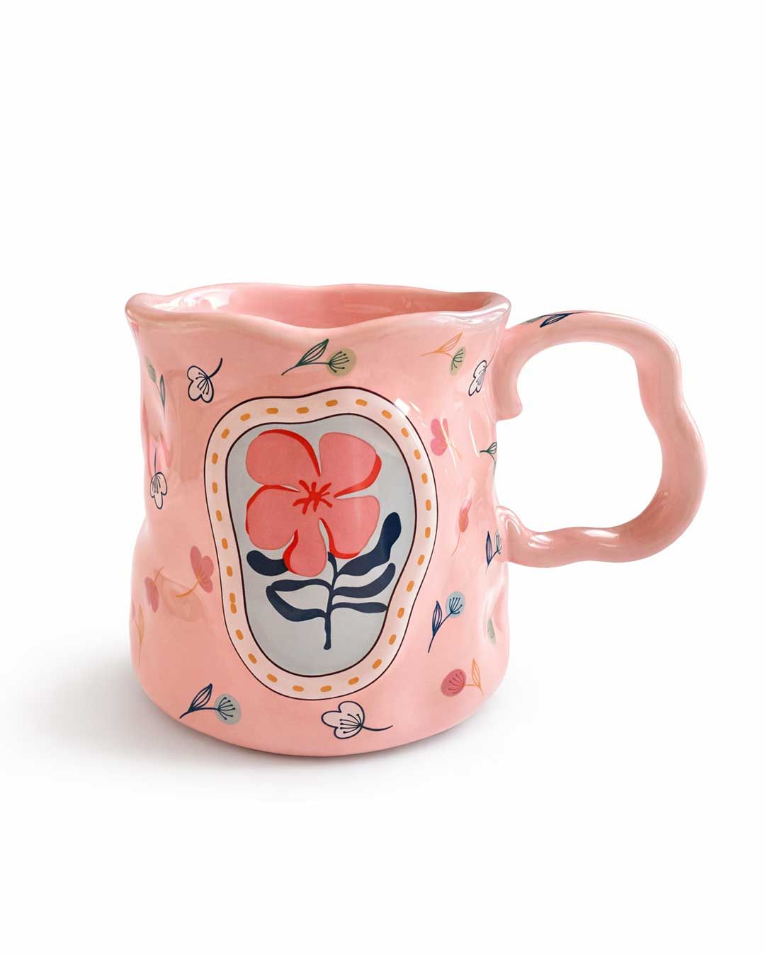 Flower Canvas (Pink) – Ceramic Mug