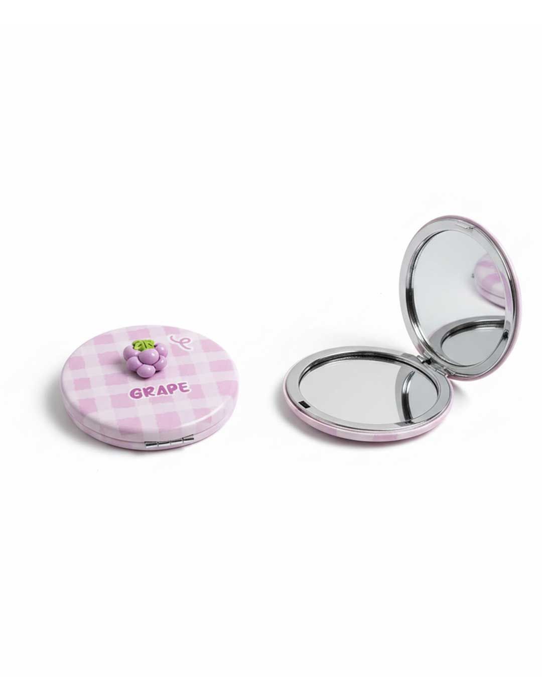 Pocket Mirror - Round Grape