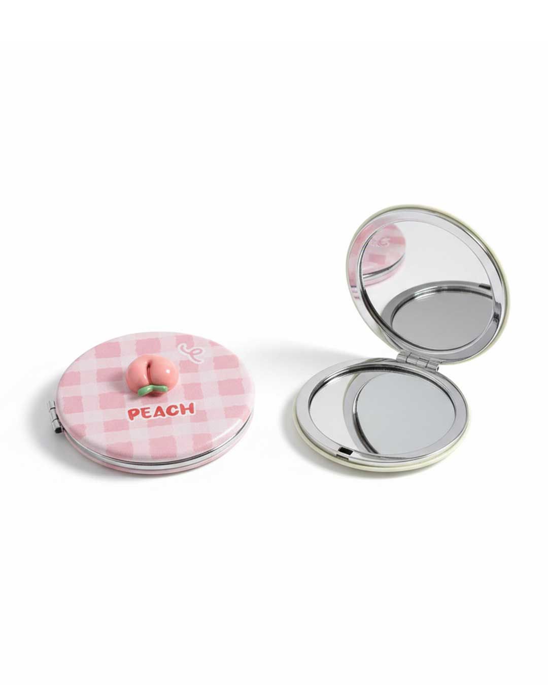 Pocket Mirror - Round Peach