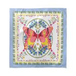 Butterfly Muse - Silk Satin Summer Scarf